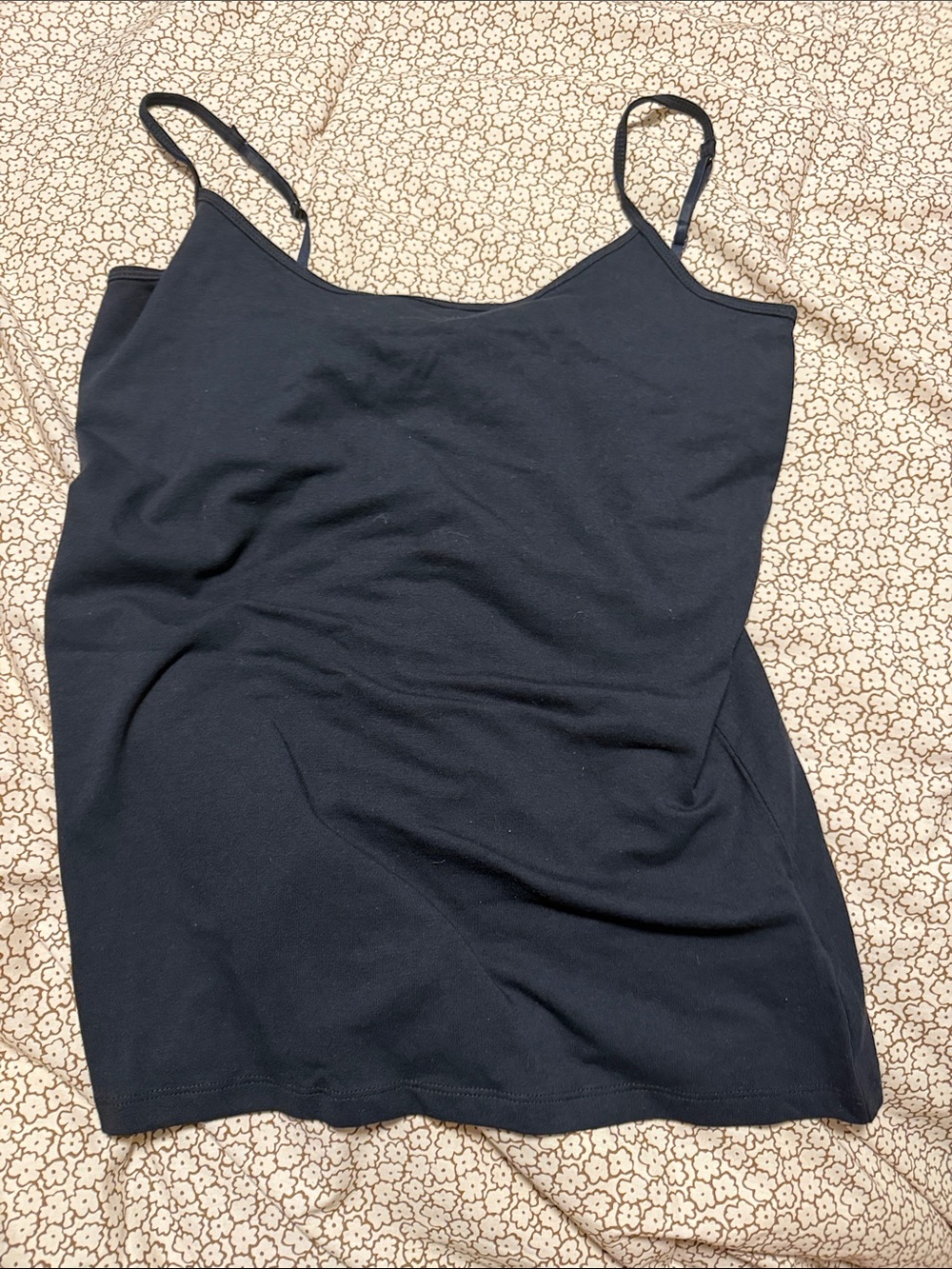 NWOT Amazon Essentials Black Women's Cami with Thin Straps
